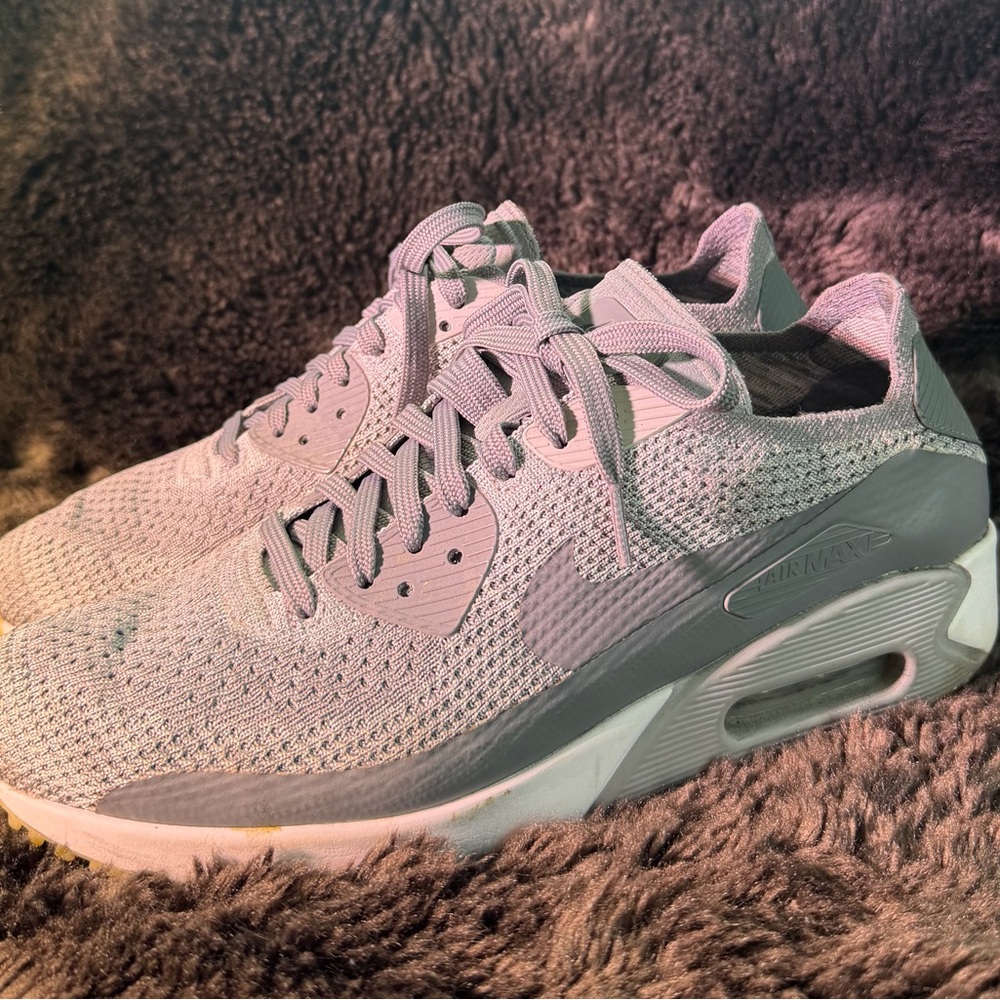 Air Max 90 Ultra 2.0 Flyknit Pale Grey / Pure Platinum - White